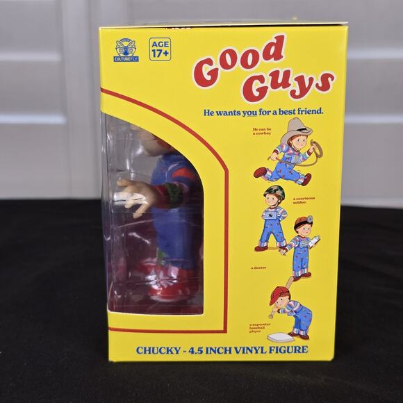 Tiffany And Chucky Good Guys Vinyl Figure 4.5in NEW childs Play Collectible 2025 - Picture 3 of 11